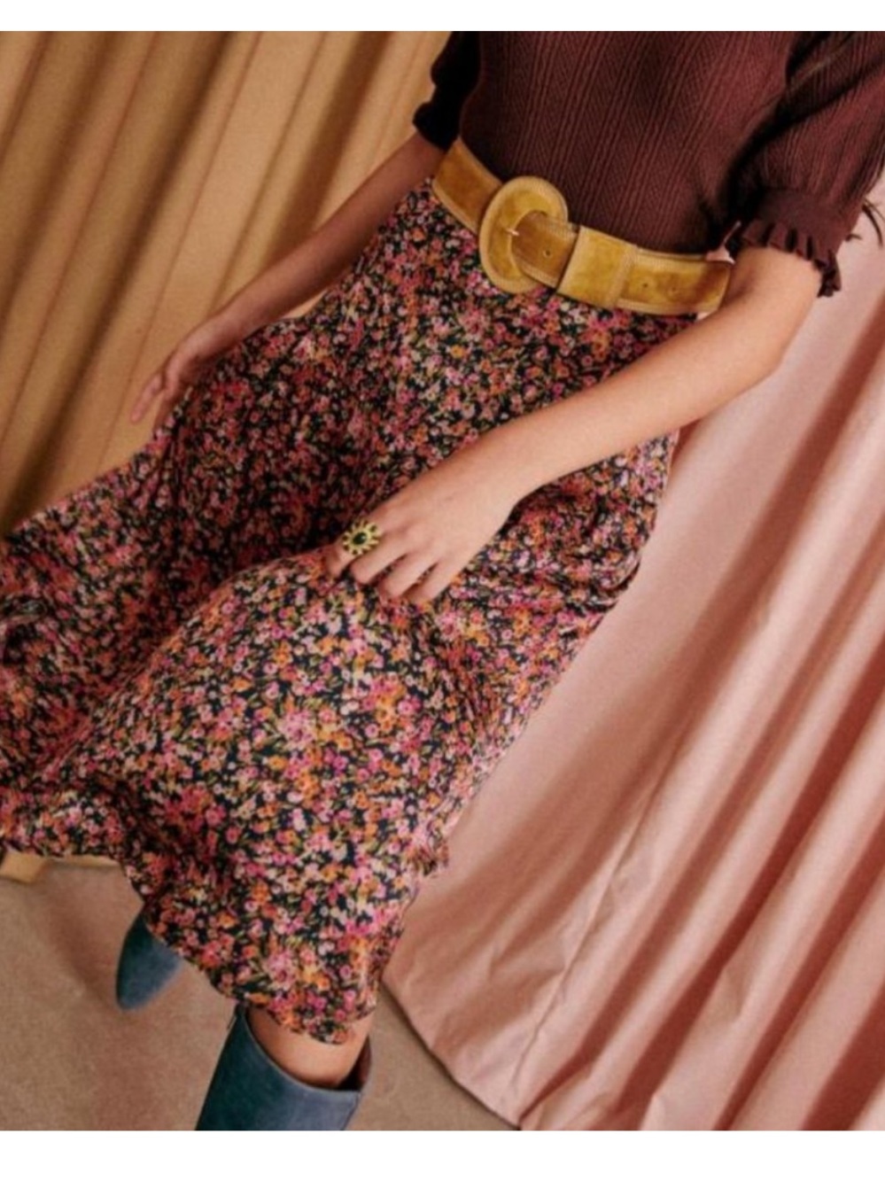 ✨Sezane Jade Floral Skirt